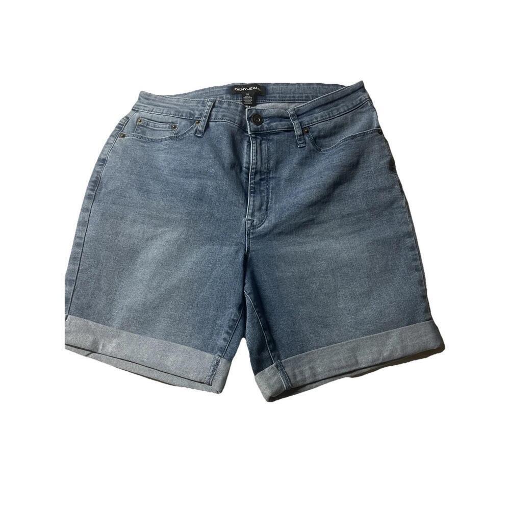 DKNY Jeans Faded Shorts Womens Blu Denim Size 10. BR